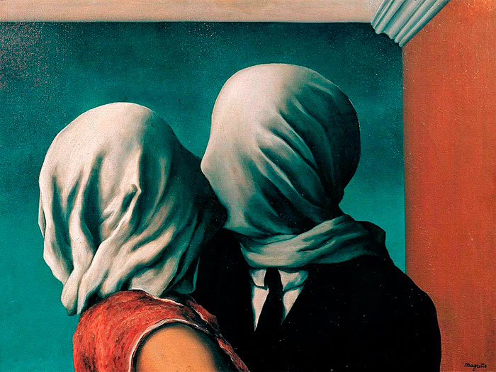 Rene Magritte Los Amantes