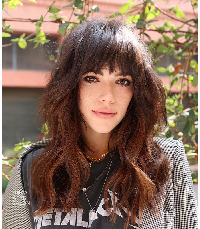 Heavy Bangs Flequillo Tendencia