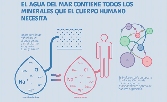 ampollas agua de mar laboratorios Quiton