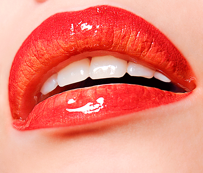 Closeup Female Lips With Red Color Of Lipstick (1)
