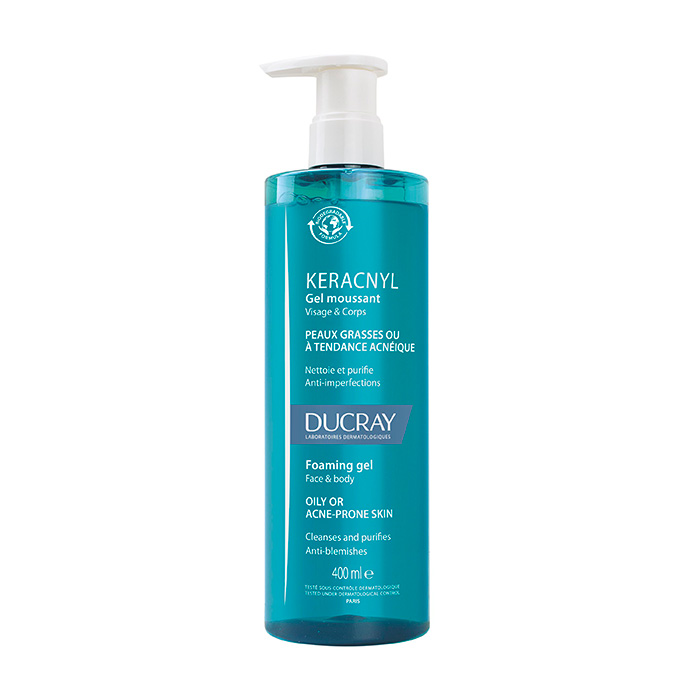 Novedades cosméticas anti-acné farmacias WEB DUCRAY KERACNYL GEL LIMPIADOR 400ml