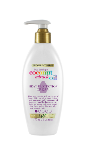 CoconutMiracleOil HeatProtectCream OGX Peinado