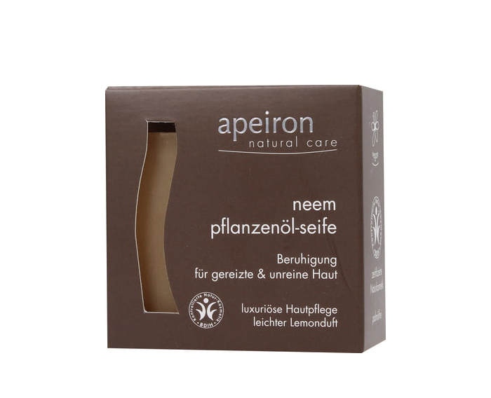 Apeiron Jabon Vegetal Neem Cara Espalda