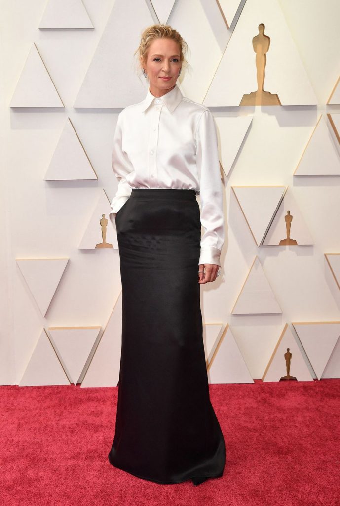 Look Oscars 2022 Uma Thurman