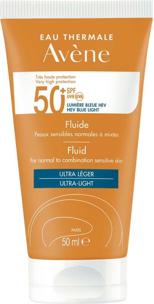 AVÈNE PROTECTOR SOLARES FLUIDO SPF50+ LUZ AZUL