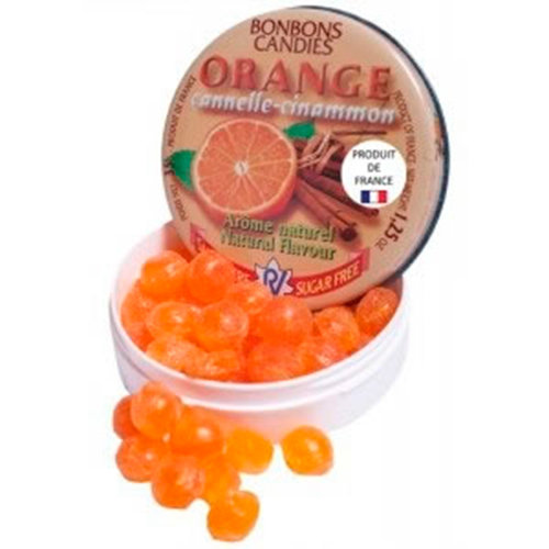 Desde 1923 Bonbon Sans Sucre Orange Canelle