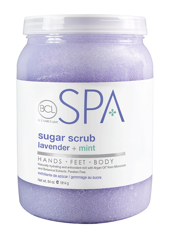 Exfoliante De Azúcar De Lavanda Y Menta