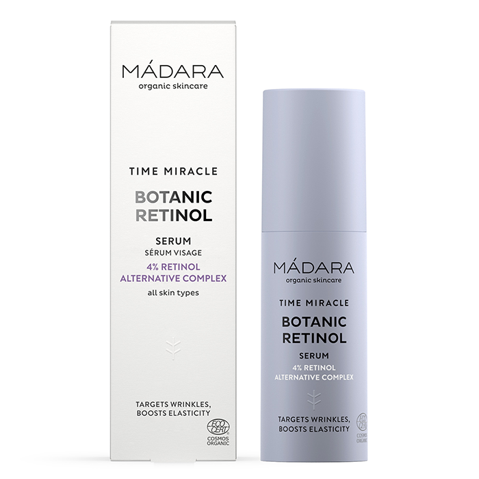 cosméticos con retinol de nueva generación Mádara Time Miracle Sérum