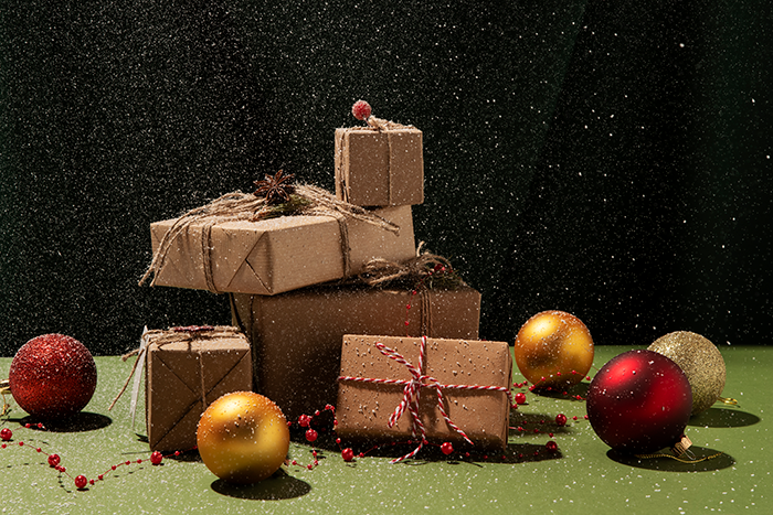 Bodegon Cajas Regalo Navidad