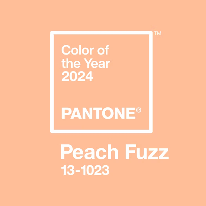 Peach Fuzz, el tono melocotón claro que ha sido elegido color Pantone
