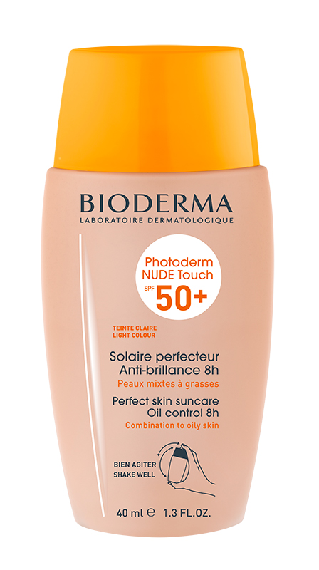 protectores solares color Bioderma NUDE Touch SPF 50+