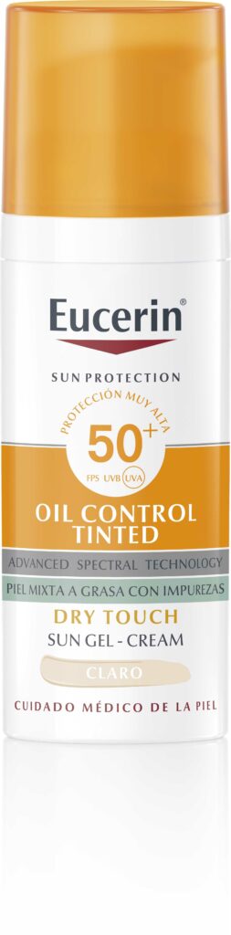 SUN GEL CREAM OIL CONTROL TINTED LIGHT DRY TOUCH FPS 50+ Resultado