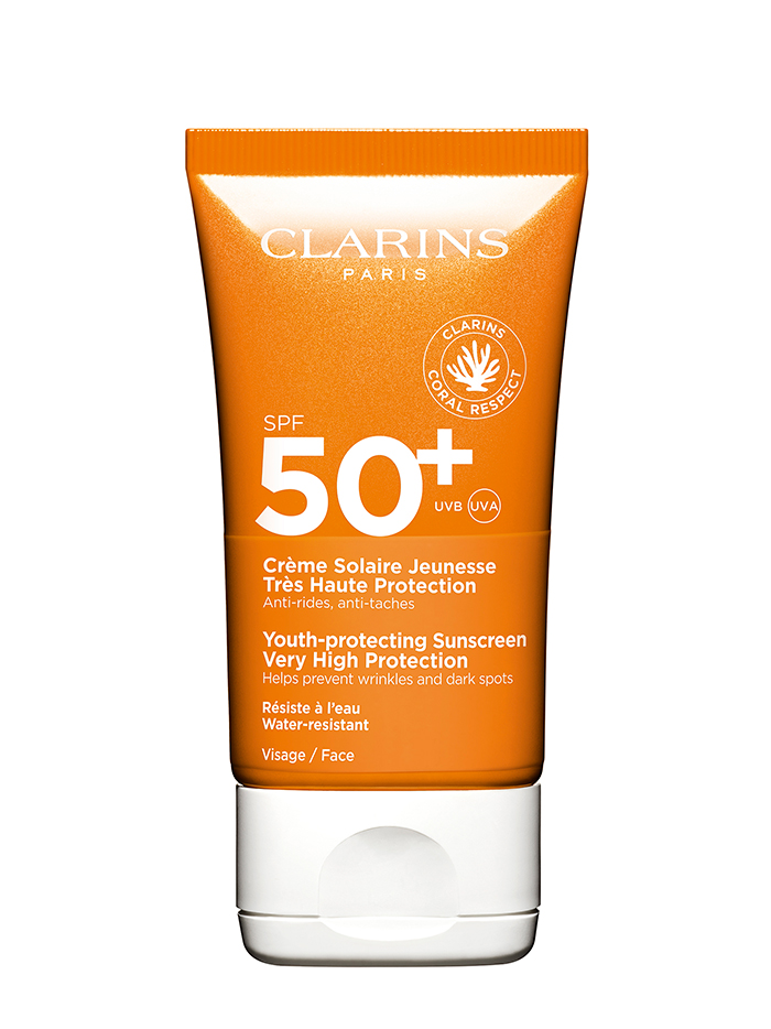 Crema Solares antiedad Rostro SPF50 Clarins