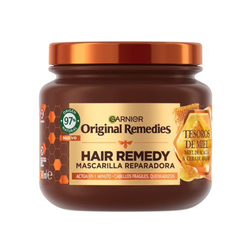 Mascarilla miel reparadora Garnier Original remedies