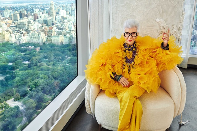 COLOURFUL Iris Apfel Yellow.