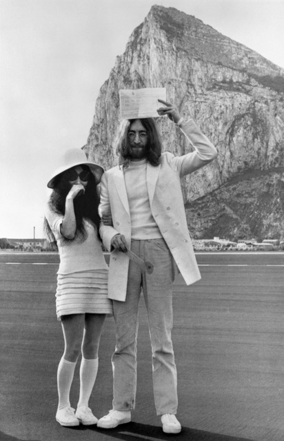 GibraltarWedding.Yoko & Lennon