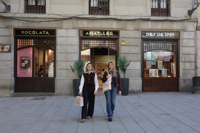 Chocolates Amatller.Fachada