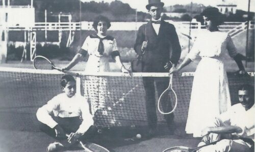 Jugadores de Tenis 1911