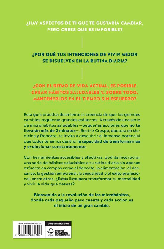 Microhabitos Saludables Resumen Libro
