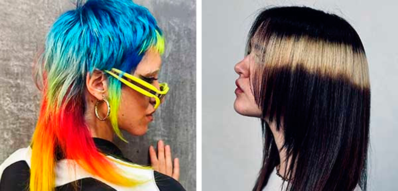 Halo Hair Color Blocking Corta Cabeza