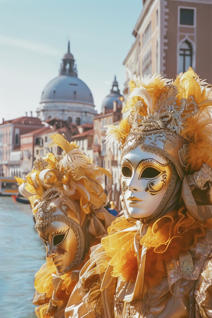 Freepik.person Participating Venice Carnival Wearing Costume With Mask