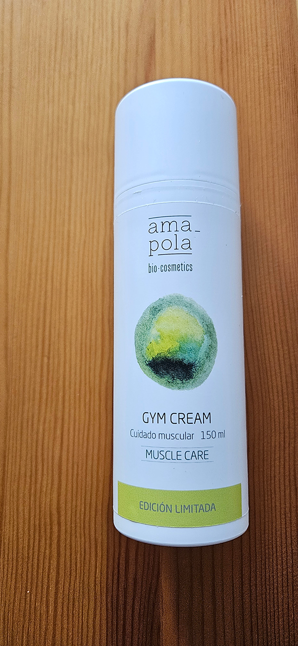 GYM CREAM MUSCLE AMAPOLA BIO COSMÉTICA SOSTENIBLE