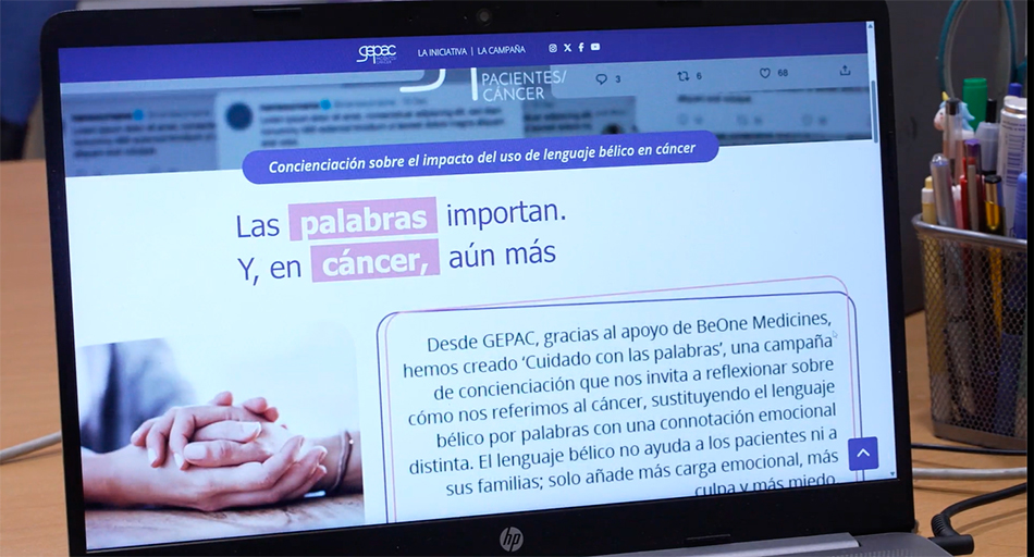 Cáncer Cuidado Con Las Palabras BeOne Y GEPAC