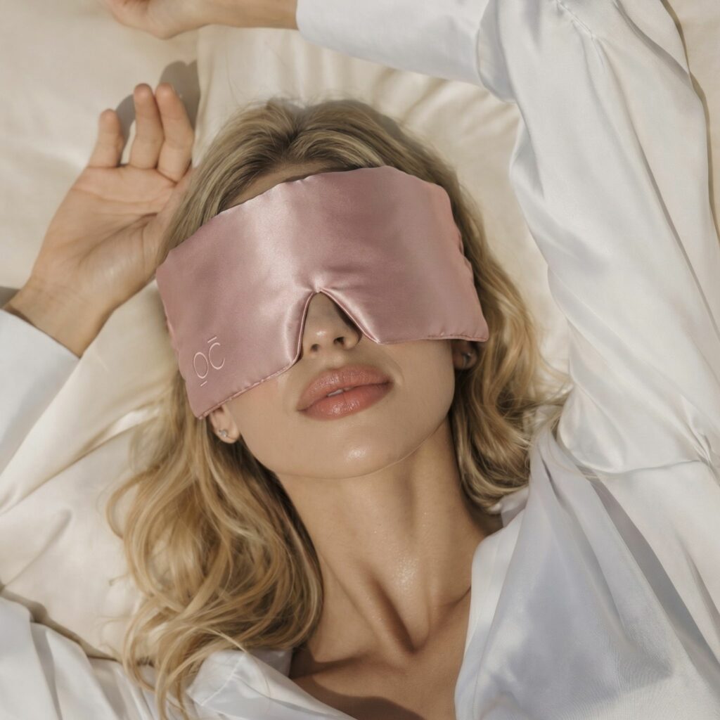 Antifaz Seda Rosa Onisa Coté